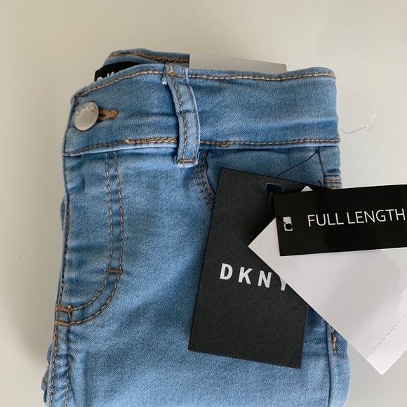 DKNY Girls Denim Pants - Picture 6 of 7